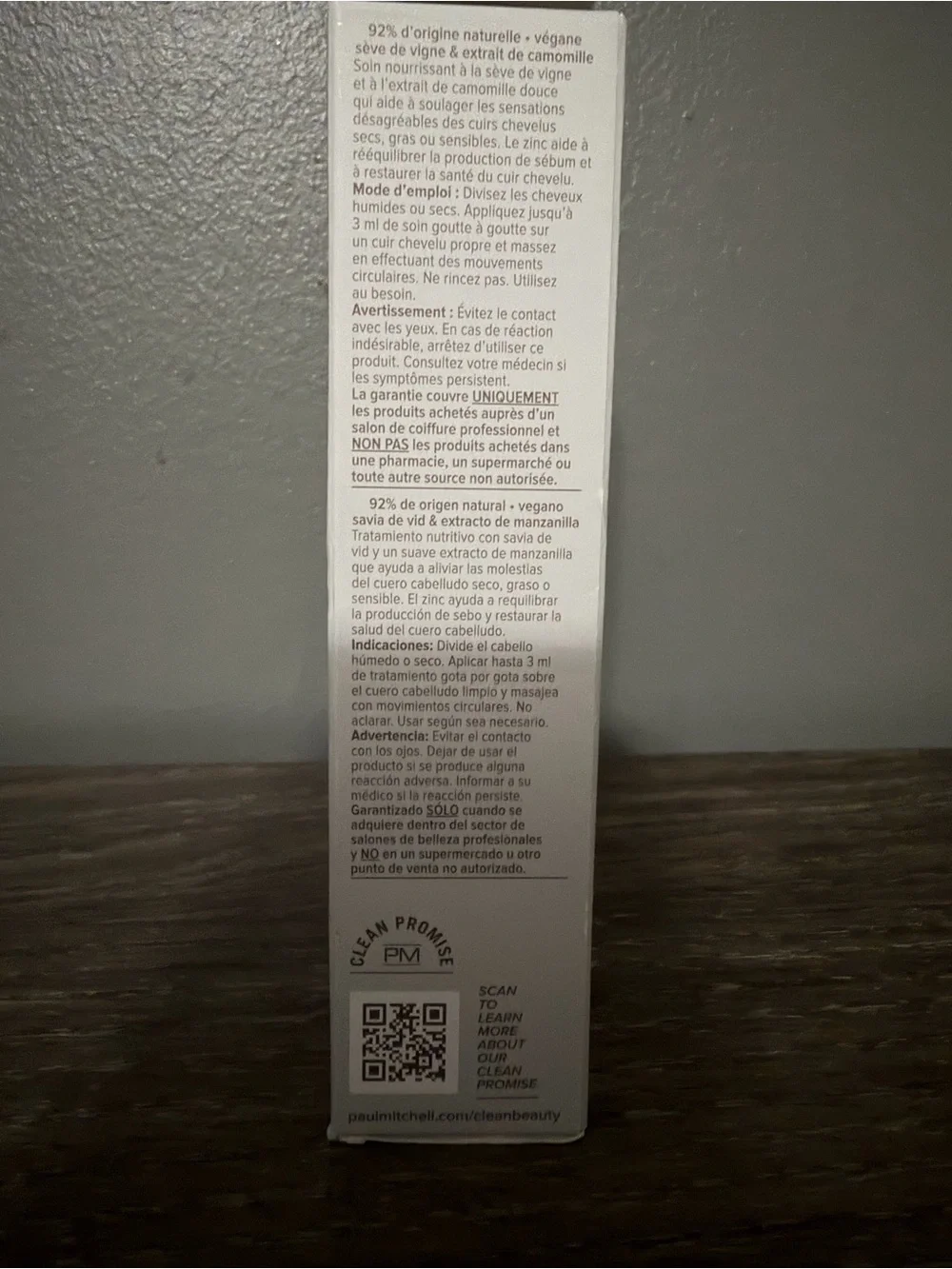 Paul Mitchell Clean Beauty Scalp Therapy Drops - NIB